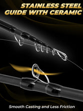 Load image into Gallery viewer, Jenseits 7FT Telescopic Casting Rod, M Power Fast Action Fishing Pole
