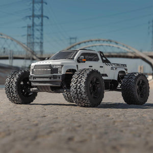RC Truck Big Rock 6S 4WD BLX 1/7 Monster Truck RTR (Battery and Charger Not Included) White, ARA7612T3