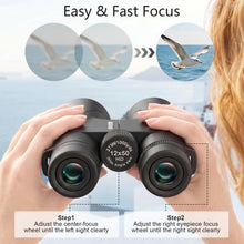 Load image into Gallery viewer, 12x50 Binoculars for Adults Cruise Ship Travel Outdoor High Powerd Gift
