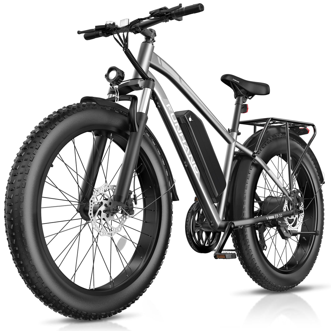 Electric Bike for Adults, Peak 1000W Ebike, 25MPH 60Miles Electric Mountain Bike, 26