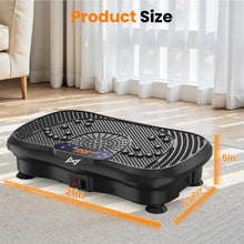 Load image into Gallery viewer, AXV Vibration Plate Fitness Platform Exercise Machine Vibrating Shaking Full Body Shaker Workout Vibrate Stand Shake Board Sport for Weight Loss Fat Burner for Gym Home Office
