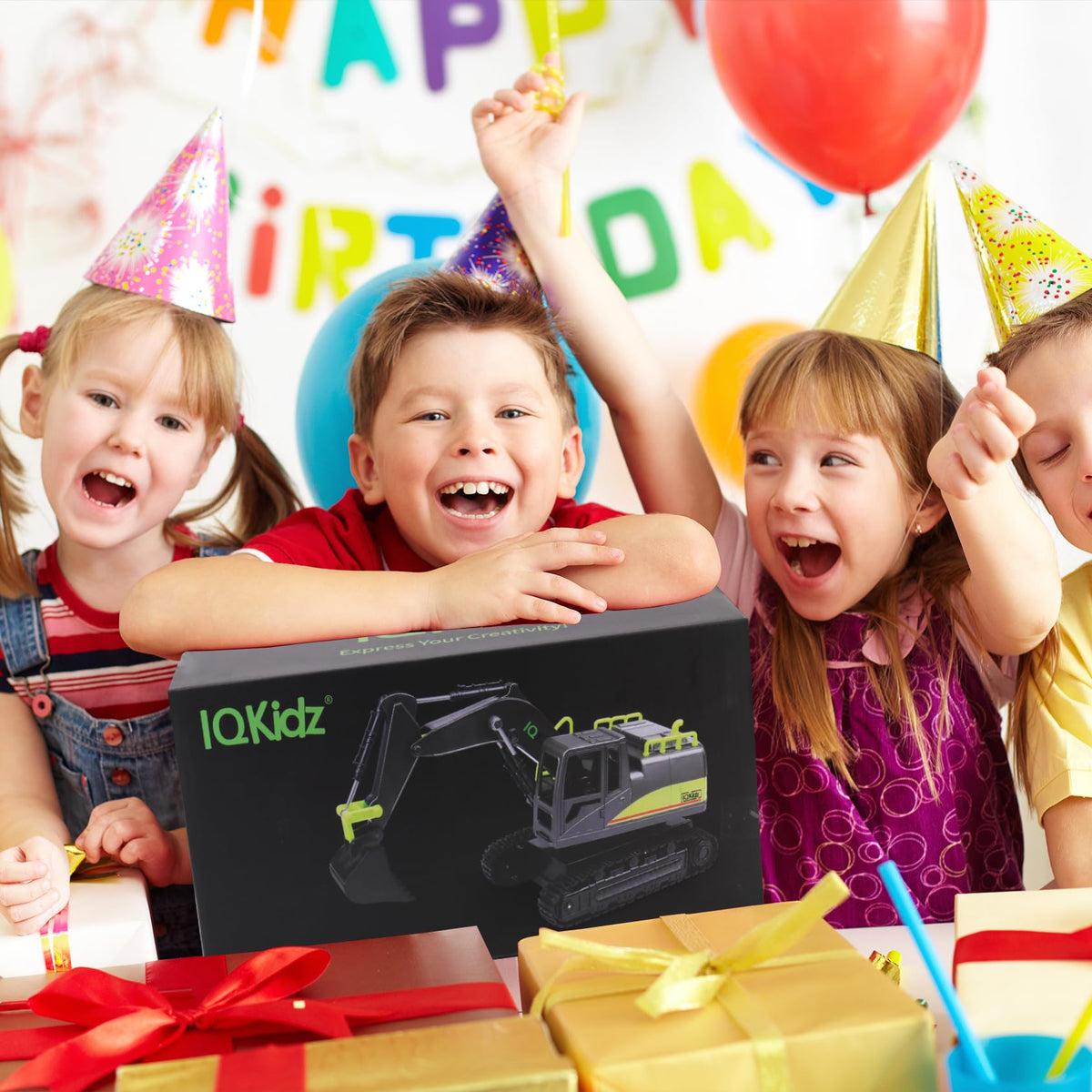 Remote Control Excavator Toys for Boys 4-7 Yrs Old - Best Birthday for ...