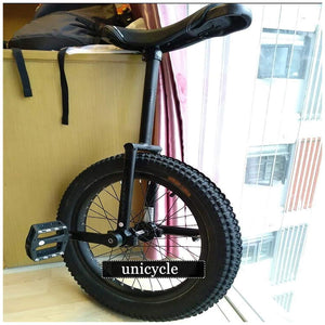 19″ Skid Proof Wheel Unicycle Bike Mountain Tire Cycling Self Balancing Exercise Balance Cycling Bikes Cycling Outdoor Sports Fitness Exercise