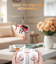 Load image into Gallery viewer, RC Helicopter for Kids and Beginners, Remote Control Helicopter with Altitude Hold, 2 Speed Modes, Whole Alloy Toy
