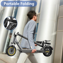 Load image into Gallery viewer, Electric Scooter Adults, 19MPH Top Speed, 19 Miles Range, 8.5&quot; Solid Tires, Folding E-Scooter with Dual Braking Dual Suspension
