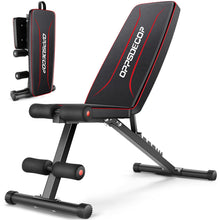 Load image into Gallery viewer, OPPSDECOR Weight Bench for Home Gym, 660LBS Fast Foldable Workout Bench Press for Home Gym Full Body Strength Training, 8 Adjustable Backrests Incline/Flat/Decline Sit up Bench
