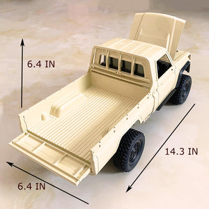 RC Truck 1/12 RC Rock Crawler 4x4 Toyota Land Cruiser Remote Control Pickup Off Road RTR 2.4GHz All Terrain with 280 Brushed Motor