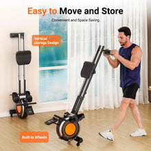 Load image into Gallery viewer, Dripex Rowing Machine - Orange/Silver
