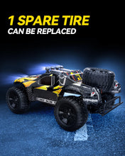 Load image into Gallery viewer, 1:10 Large Remote Control Truck with Lights, Fast Short Course RC Car, 48 km/h 4x4 Off-Road Hobby Grade Toy Monster Crawler
