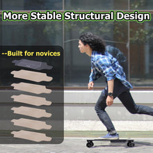 Load image into Gallery viewer, Electric Skateboard with Remote, Long Range Up to 17 Miles, 8 Ply Canadian Maple, Smooth 4-Speed Remote Controller
