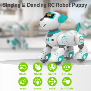 Remote Control Robot Dog Toy for Kid, Programmable Robotic Puppy, Interactive Robotic Dog