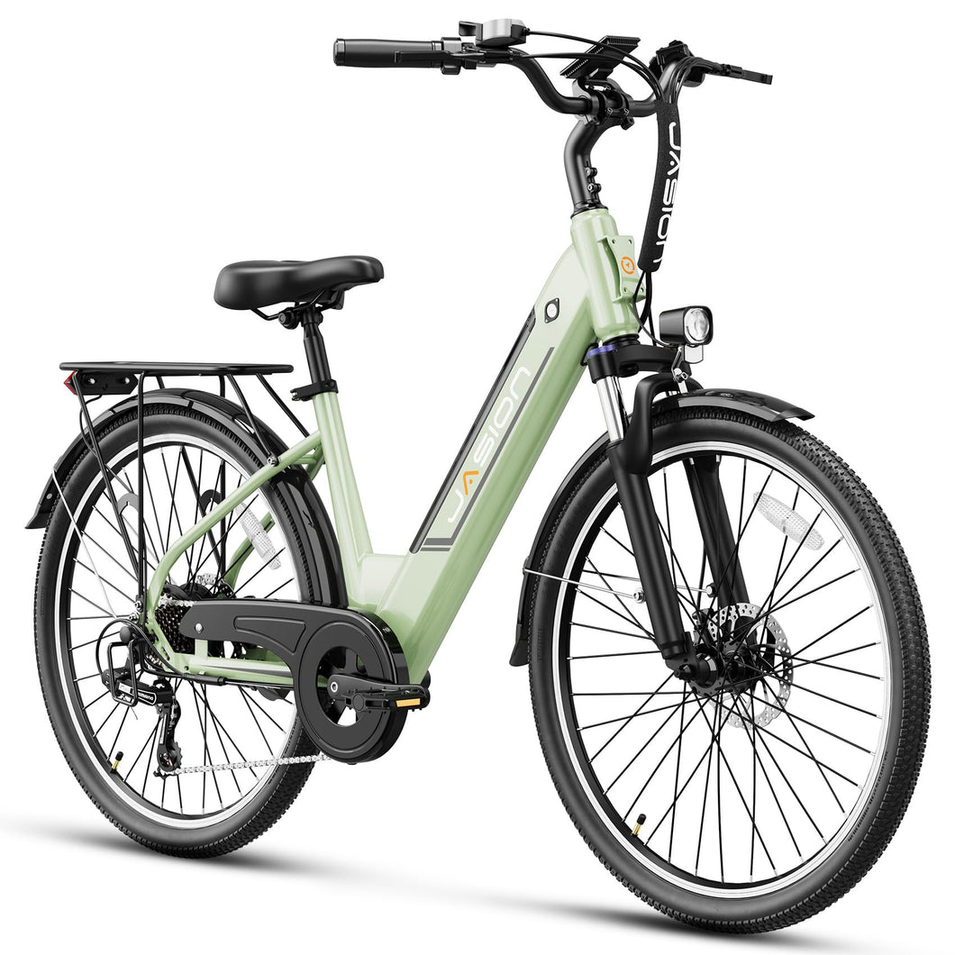 Electric Bike for Adults, 1200W Peak Motor Max 62miles & 28MPH City Cruiser Ebike,26'' Commuter Ebike