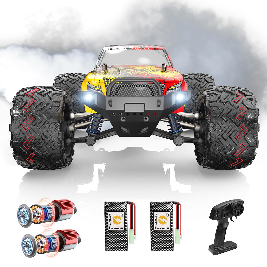 RC Cars High Speed Remote Control Car for Adults Kids 30+MPH, 1:16 Scales 4WD Off Road RC Monster Truck, Fast 2.4GHz All Terrains