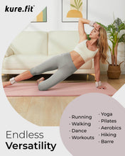 Load image into Gallery viewer, kure.fit Weighted Bangles | Adjustable Wrist and Ankle Weights for Women 2LB Each (Set of 2) Beige
