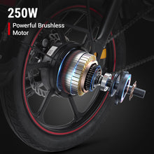 Load image into Gallery viewer, Electric Bike for Adults Teens, D3F 14&quot; Folding Electric Bicycle, Commuter City E-Bike with 250W Motor and 36V 10AH Lithium-Ion Battery
