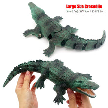 Load image into Gallery viewer, Realistic RC Crocodile Remote Control Fish Boat Electric Animal Water Toy for Swimming Pool Lake Kids Birthday (Green)
