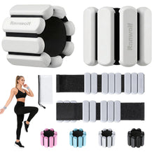 Load image into Gallery viewer, Rnnwolf Wrist Ankle Weights for Women Men 2lbs /Pair -(Grey)
