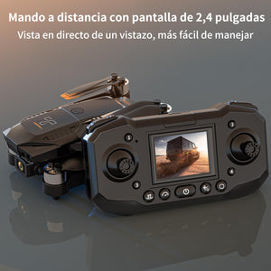F205 Drone with 2.4" Screen, Brushless Motor FPV Drone with Camera for Adult, Auto-Hover, Gesture Control, 8GB SD Card
