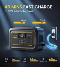 Load image into Gallery viewer, 300W Portable Power Station, 296Wh Battery Pack for CPAP Camping Backup
