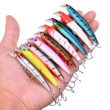 Load image into Gallery viewer, Aorace 43pcs Bass Fishing 56pcs Lures Kit Set Topwater Hard Baits Minnow Crankbait Pencil VIB Swimbait for Bass Pike Fit Saltwater and Freshwater
