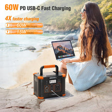 Load image into Gallery viewer, GRECELL Portable Power Station 330W (Peak 600W) 288.6Wh Solar Generator
