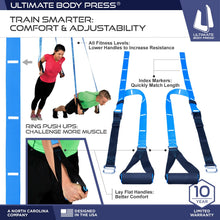 Load image into Gallery viewer, XL Doorway Pull Up Bar and Strap System
