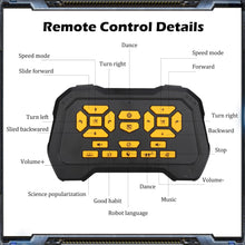Load image into Gallery viewer, RC Robot Toys Smart Programmable Robot with Gesture Sensing, Remote Control Robot for Boys Girls, Rechargeable
