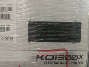 Electric Scooter - All-Terrain Suspension, 37.3 Miles Long Range, Self-Healing Tires, Max 1000W Motor, Triple-Braking System, 10.5'' Tires