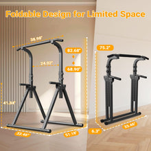 Load image into Gallery viewer, YYJO Foldable Pull Up Bar - 350 LBS Weight Capacity
