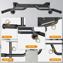 Load image into Gallery viewer, Kipika Heavy Duty Wall Mounted Doorway Pull Up Bar (B: 39" Wall Mount Pull Up Bar &amp; Ball)
