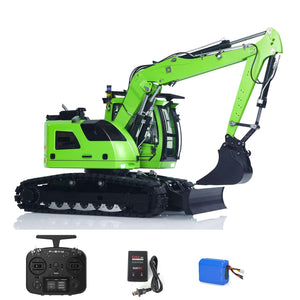 Upgraded 1/14 RC Hydraulic Excavator LR 914 5ways Valve Electric Digger Model RTR Construction Vehicle X14 Radio Battery