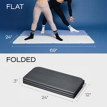 Load image into Gallery viewer, Stakt The Original Foldable Yoga Mat, Premium Foldable Exercise &amp; Workout Mat with Non-Slip Surface, Lightweight Portable for Studio or Home Use, As Seen on Shark Tank - Iron
