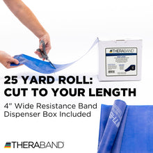 Load image into Gallery viewer, THERABAND Resistance Band 25 Yard Roll, Extra Heavy Blue Non-Latex Professional Elastic Bands
