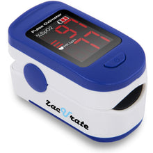 Load image into Gallery viewer, Zacurate 500BL Fingertip Pulse Oximeter Blood Oxygen Saturation Monitor
