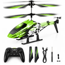 Load image into Gallery viewer, WANJUBOBO Remote Control Helicopter, RC Helicopter for Kids &amp; Adults, Green
