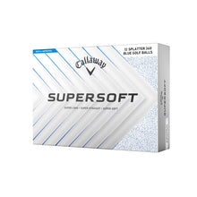 Load image into Gallery viewer, Callaway Golf Supersoft Golf Balls (2025, Blue Splatter)
