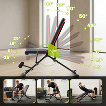 Load image into Gallery viewer, OLIXIS Adjustable Weight Bench for Full Body Strength Training, Foldable Workout Bench with Incline Decline Flat Positions, 795 lbs Capacity Dumbbell Bench for Home Gym, Sit Up and Ab Exercises
