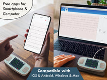 Load image into Gallery viewer, EMAY 6L Portable ECG Monitor | Record ECG and Heart Rate in 6 Channels -Blue
