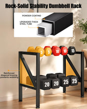 Load image into Gallery viewer, FHXZH 2-Tier Dumbbell Rack Stand Only - Small Weight Rack for Home Gym
