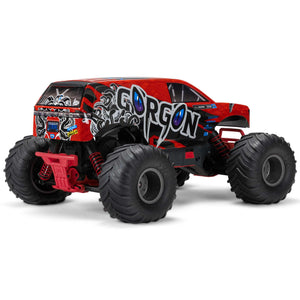 RC Truck Gorgon 2 Wheel Drive MT 1/10 RTR (Ready-to-Run Battery and Charger Included) Smart 3300 7C S120 USB Red ARA3230ST2