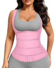 Load image into Gallery viewer, FeelinGirl Waist Trainer for Women Tummy Control Compression Vest M Deep Pink
