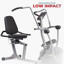 Load image into Gallery viewer, Sunny Health &amp; Fitness Elliptical Recumbent Cardio Bike
