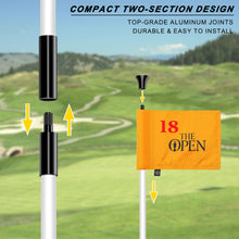 Load image into Gallery viewer, CoGolfing 3 ft Fiberglass Golf Flagsticks, 2-Section, 3 Pack
