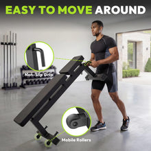 Load image into Gallery viewer, HANDBODE Adjustable Weight Bench for Full Body Workout, 1300 lb Weight Capacity Bench Press Bench of Home Gym Strength Training, Incline Upright Flat Utility Workout Bench with Fast Adjustment, Black

