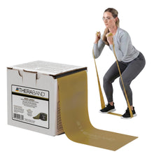 Load image into Gallery viewer, THERABAND Resistance Band Gold, Max, 25-Yd Roll, Latex-Free Elastic Exercise Band
