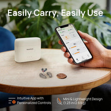 Load image into Gallery viewer, Yeasound RIC700 Plus Hearing Aids, AI Powered Noise Reduction and Clearer Speech, Hearing Aids with Bluetooth Streaming for iOS, Up to 8000Hz Clear Audio, Easy App Control, Discreet &amp; Comfort, IPX8

