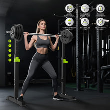 Load image into Gallery viewer, FitinOne Squat Rack, Height-Adjustable Dumbbell Rack for Home Gym, Multi-Function Barbell Rack, Portable Strength Training Dumbbell Rack, Home Gym Power Station for Home
