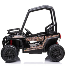 Load image into Gallery viewer, Ride On UTV Car with Remote Control, 24V Battery Powered 2 Speeds Electric 4 Wheels Motorized Vehicles, Black
