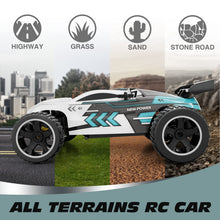 Load image into Gallery viewer, RC Cars Remote Control Car for Kids, 1:18 Scale 20 KM/H 2WD Offroad Buggy, 2.4GHz RC Racing Car with USB-C Easy Charging
