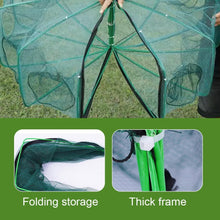 Load image into Gallery viewer, The Magic Foldable Fishing Trap, Folding Fishing Net，2024 Upgrade Auto-Foldable Strengthened Fishing Trap Net, Minnow Traps for Bait Fish，Fish Traps，Crawfish Trap，Minnow Trap (10Holes)
